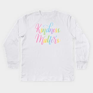 Kindness Matters Kids Long Sleeve T-Shirt